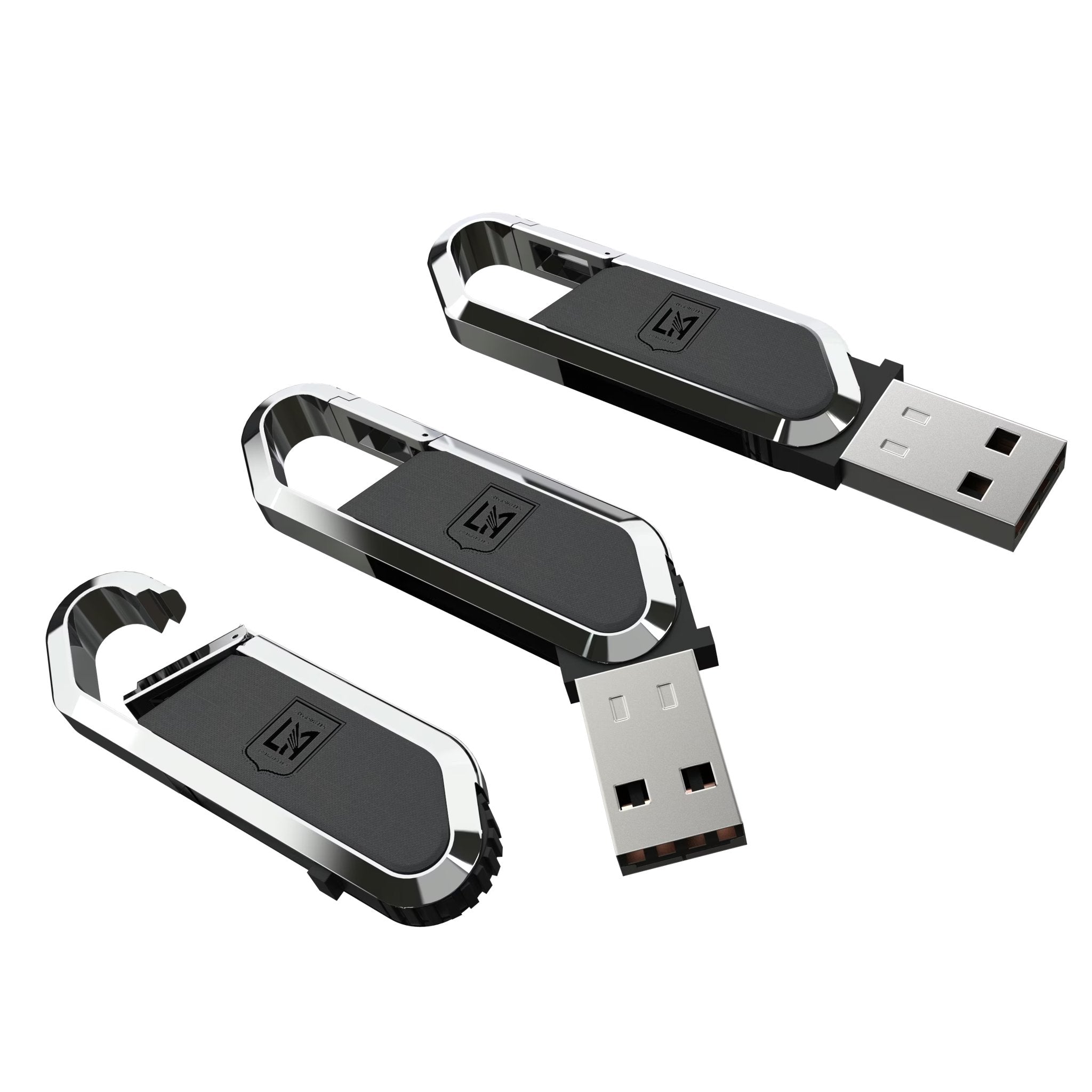 Los Angeles Football Club Solid USB 64GB Clip Style Flash Drive Three.Jpg