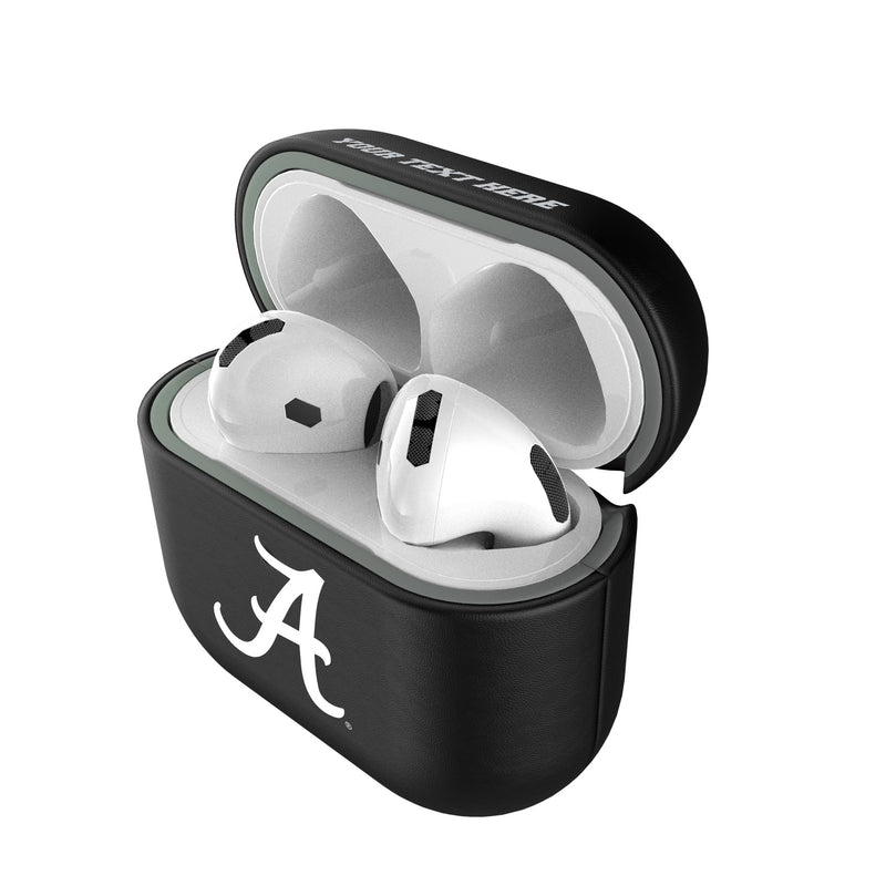 University of Alabama Crimson Tide Script A Personalized Insignia AirPods AirPod Case Cover Pods.Jpg