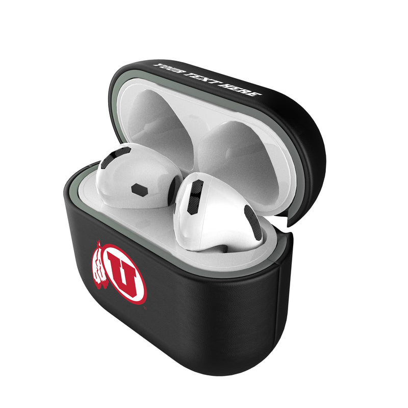 University of Utah Utes Personalized Insignia AirPods AirPod Case Cover Pods.Jpg