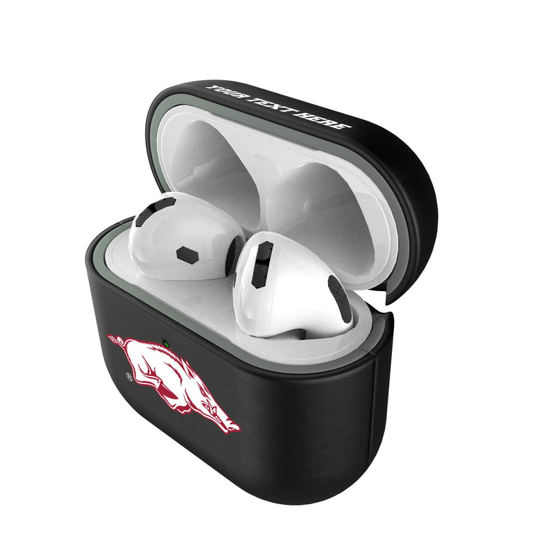 University of Arkansas Fayetteville Razorbacks Personalized Insignia AirPods AirPod Case Cover Pods.Jpg