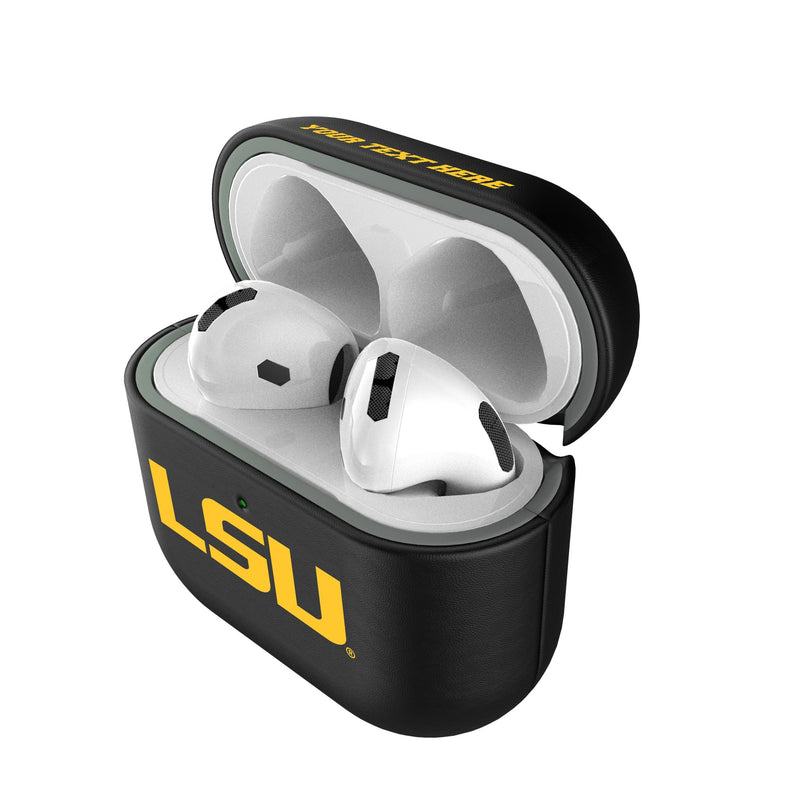 Louisiana State University Tigers Personalized Insignia AirPods AirPod Case Cover Pods.Jpg