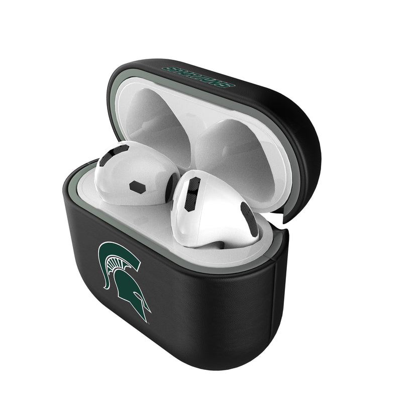 Michigan State University Spartans Insignia AirPods AirPod Case Cover Pods.Jpg