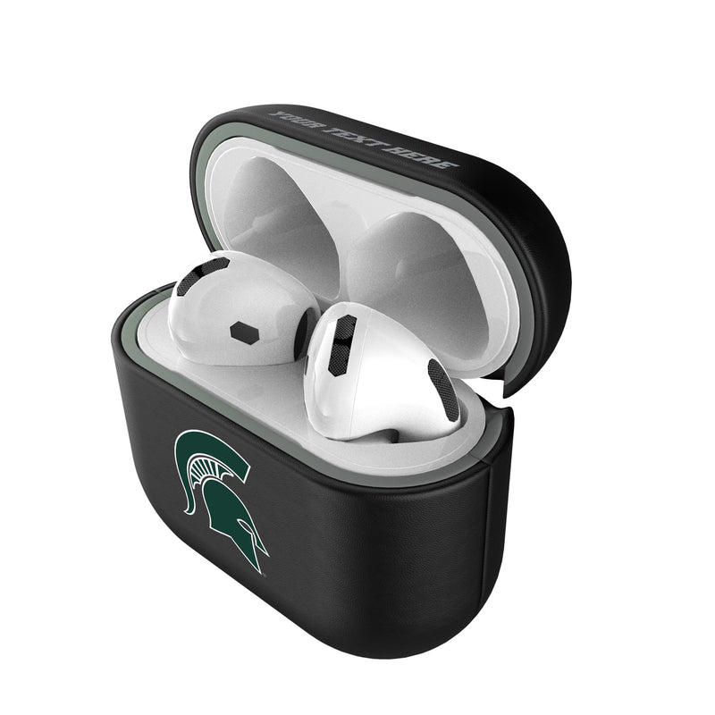 Michigan State University Spartans Personalized Insignia AirPods AirPod Case Cover Pods.Jpg