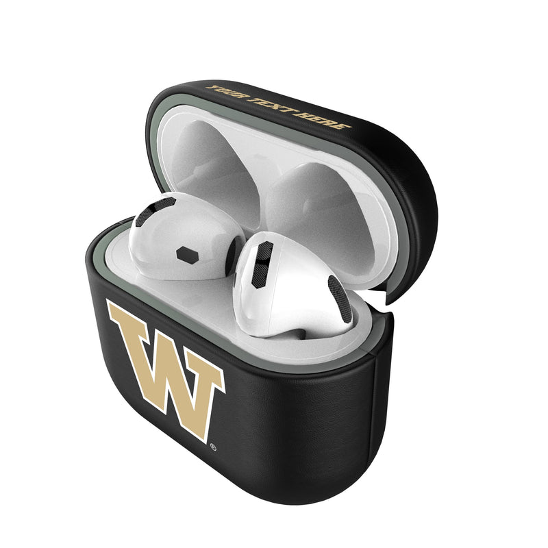 University of Washington Huskies Personalized Insignia AirPods AirPod Case Cover Pods.Jpg
