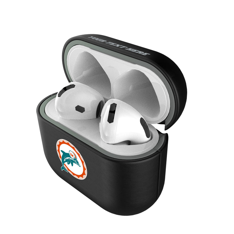 Miami Dolphins 1966-1973 Historic Collection Personalized Insignia AirPods AirPod Case Cover Pods.Jpg