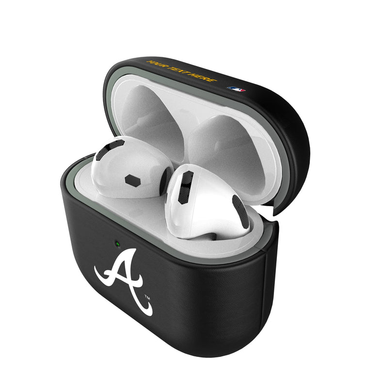 Atlanta Braves Personalized Insignia AirPods AirPod Case Cover Pods.Jpg