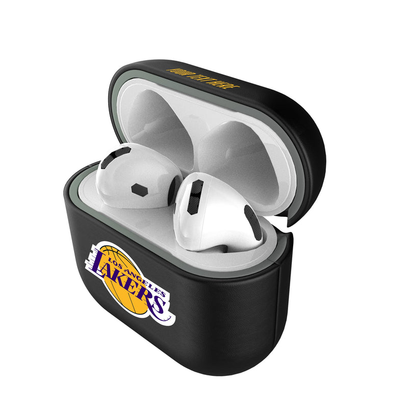 Los Angeles Lakers Personalized Insignia AirPods AirPod Case Cover Pods.Jpg