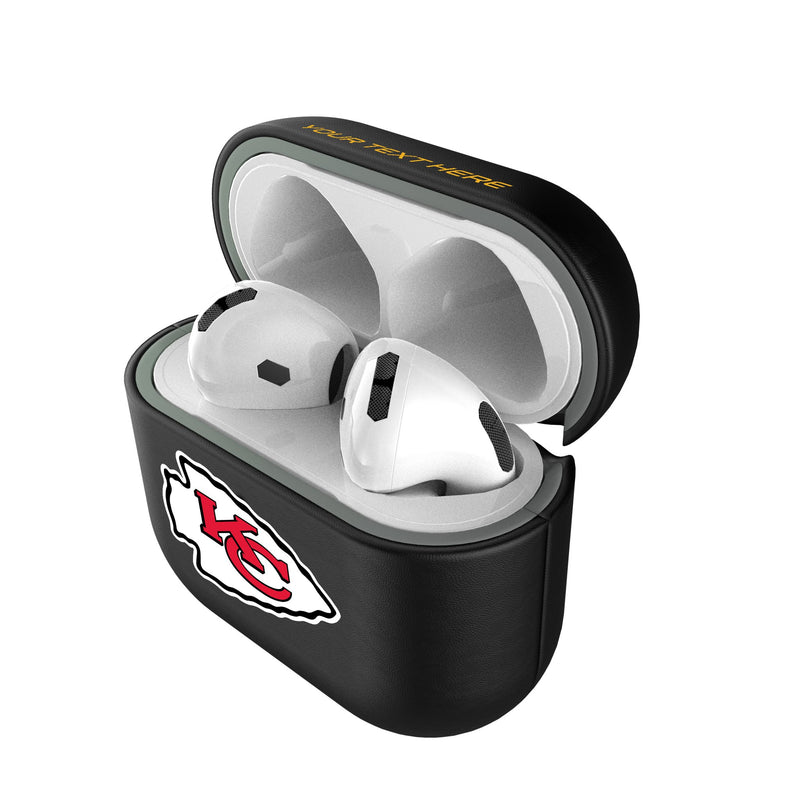 Kansas City Chiefs Personalized Insignia AirPods AirPod Case Cover Pods.Jpg