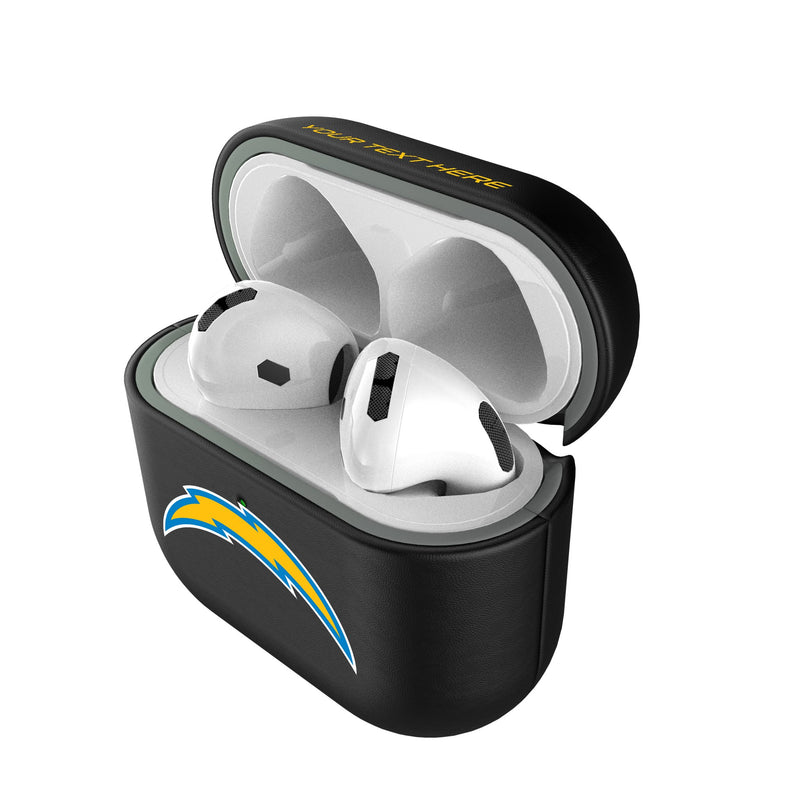 Los Angeles Chargers Personalized Insignia AirPods AirPod Case Cover Pods.Jpg