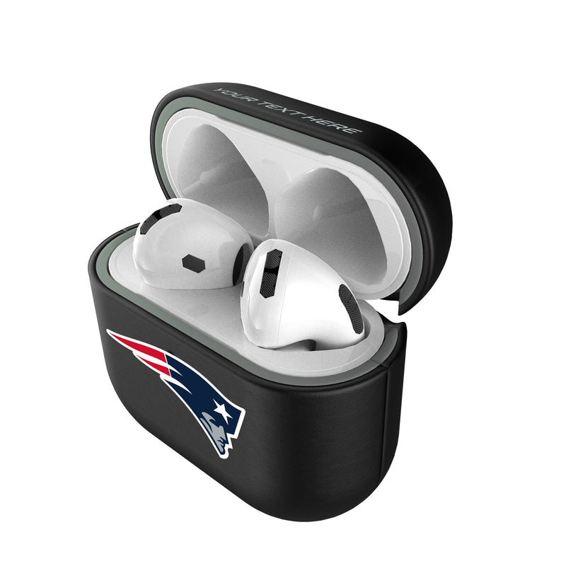 New England Patriots Personalized Insignia AirPods AirPod Case Cover Pods.Jpg