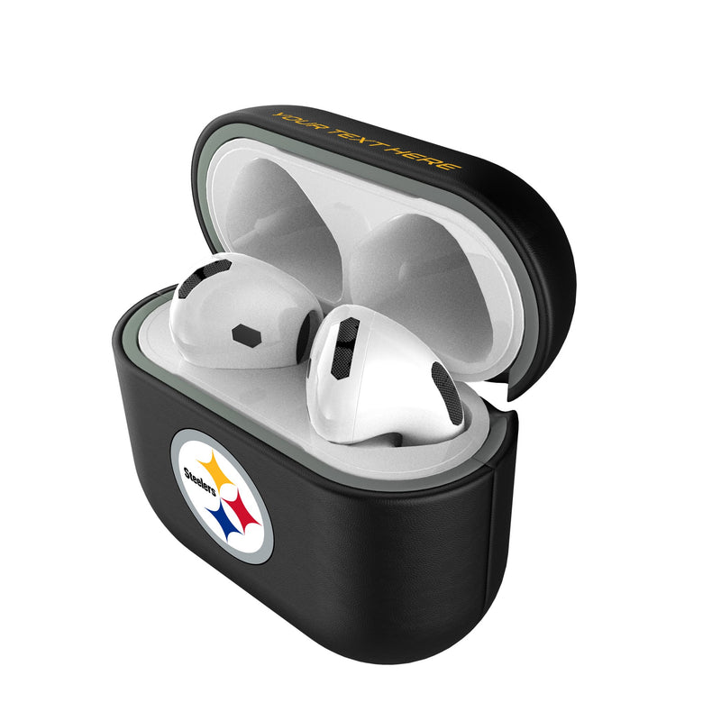 Pittsburgh Steelers Personalized Insignia AirPods AirPod Case Cover Pods.Jpg