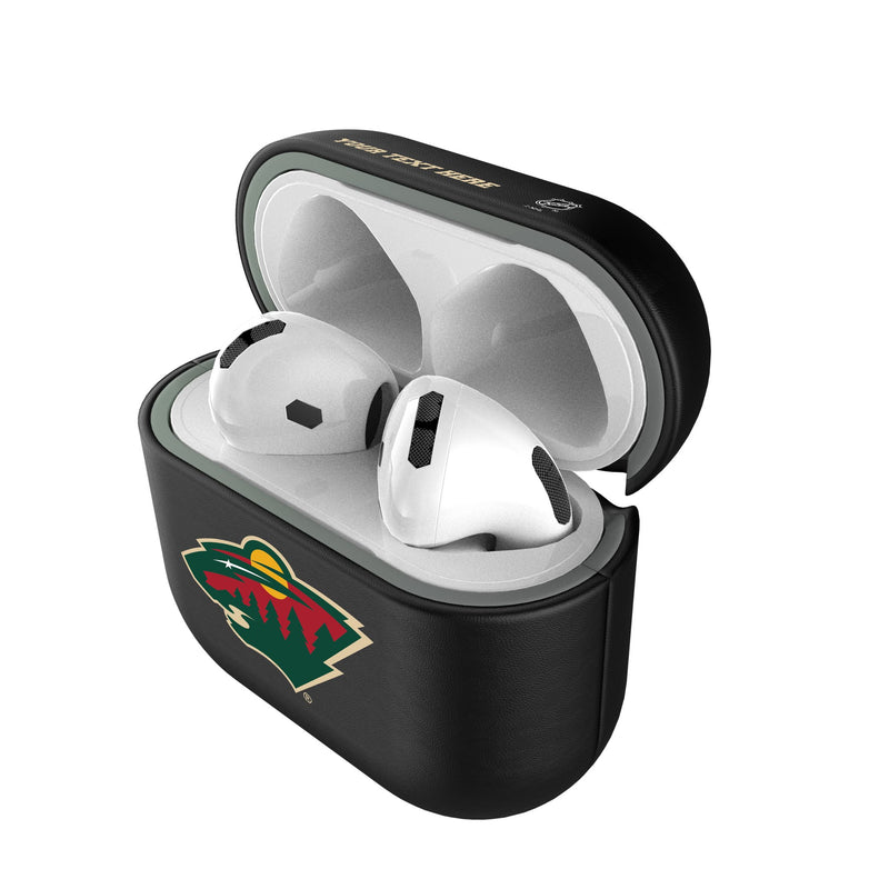Minnesota Wild Personalized Insignia AirPods AirPod Case Cover Pods.Jpg