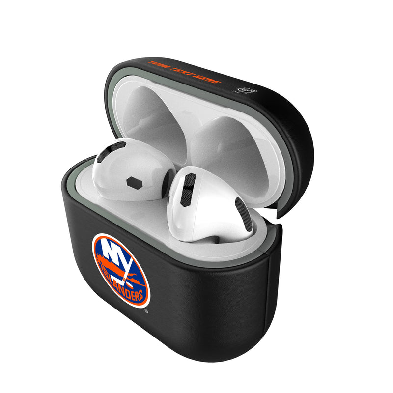 New York Islanders Personalized Insignia AirPods AirPod Case Cover Pods.Jpg