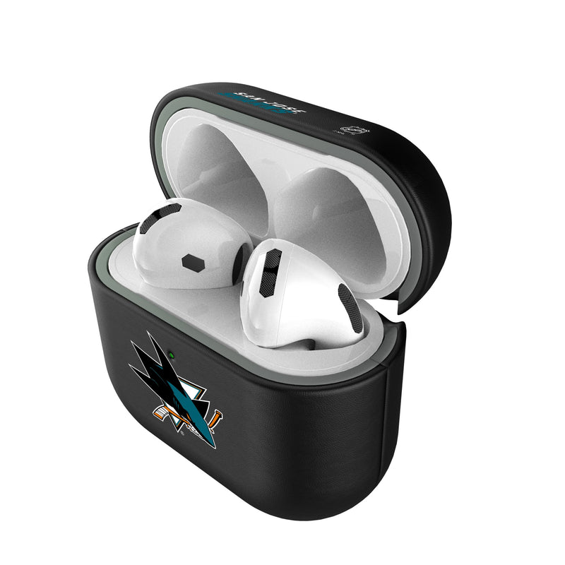 San Jose Sharks Insignia AirPods AirPod Case Cover Pods.Jpg
