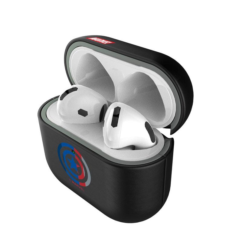 Marvel Avengers Captain America Sigil AirPods AirPod Case Cover Pods.Jpg