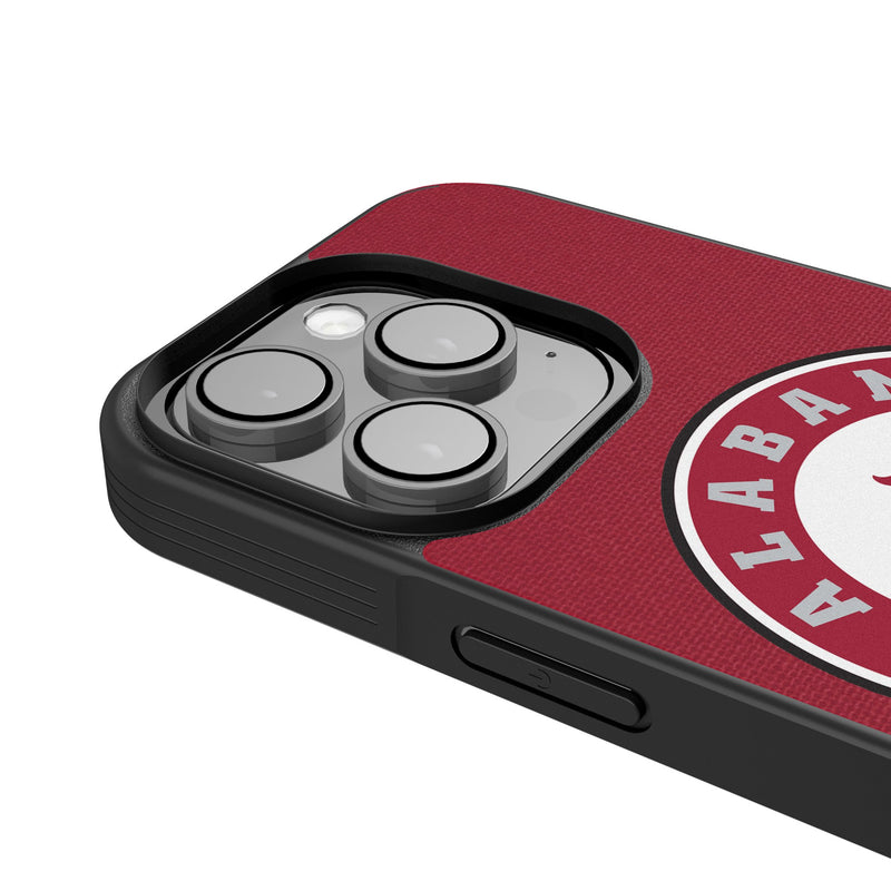 University of Alabama Crimson Tide Personalized Stripe iPhone Bump Phone Case for Apple iPhone Detail.Jpg