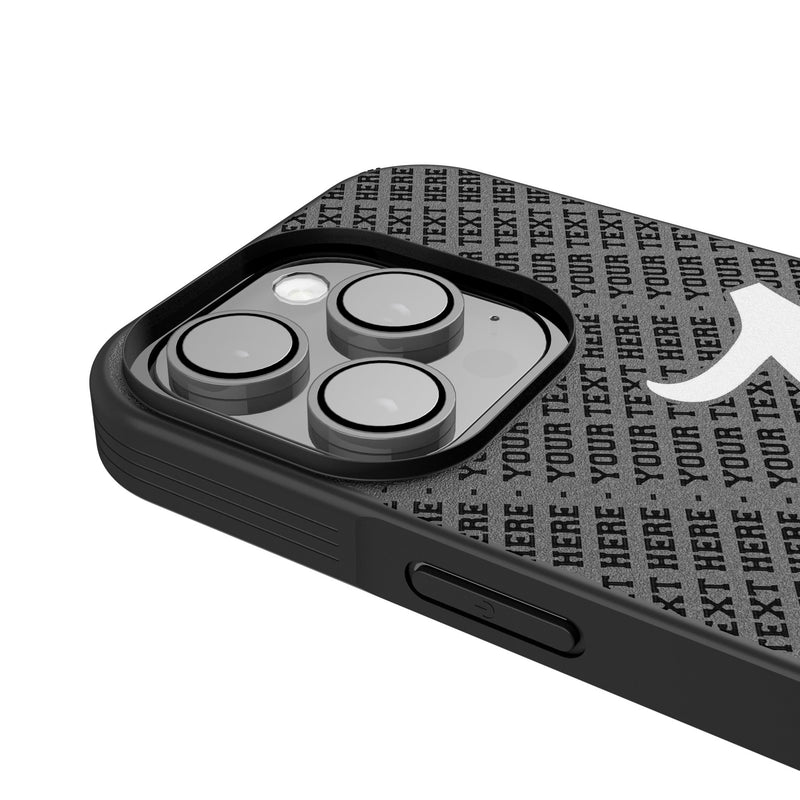 University of Alabama Crimson Tide Script A Personalized EndZone Plus iPhone Bump Phone Case for Apple iPhone Detail.Jpg