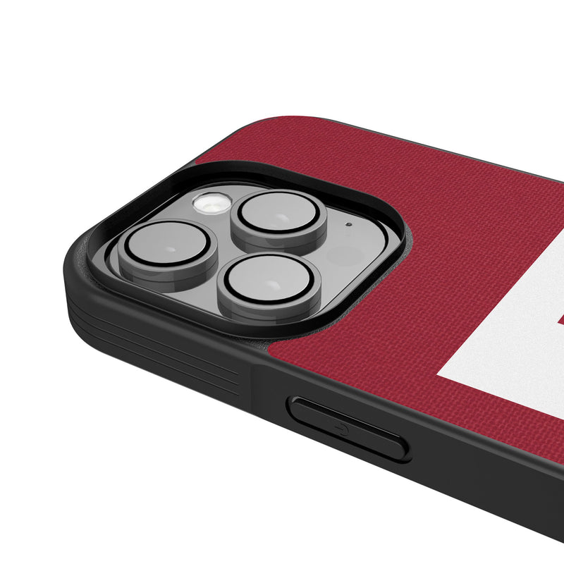 Indiana University Hoosiers Solid iPhone Bump Phone Case for Apple iPhone Detail.Jpg