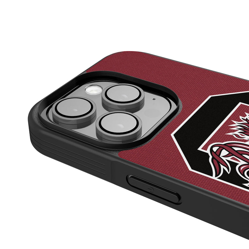 University of South Carolina Gamecocks Personalized Stripe iPhone Bump Phone Case for Apple iPhone Detail.Jpg