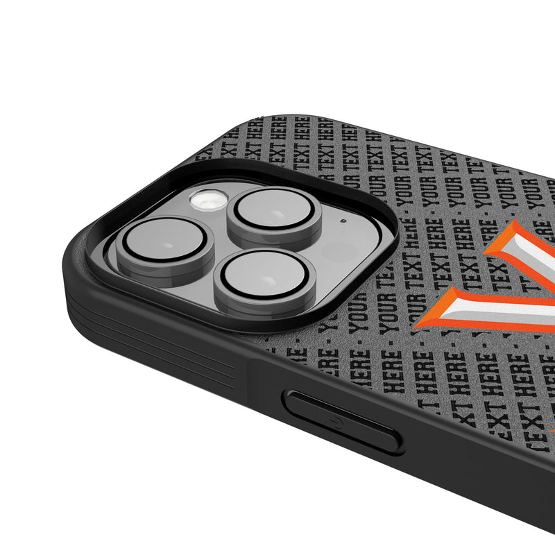 University of Virginia Cavaliers Personalized EndZone Plus iPhone Bump Phone Case for Apple iPhone Detail.Jpg