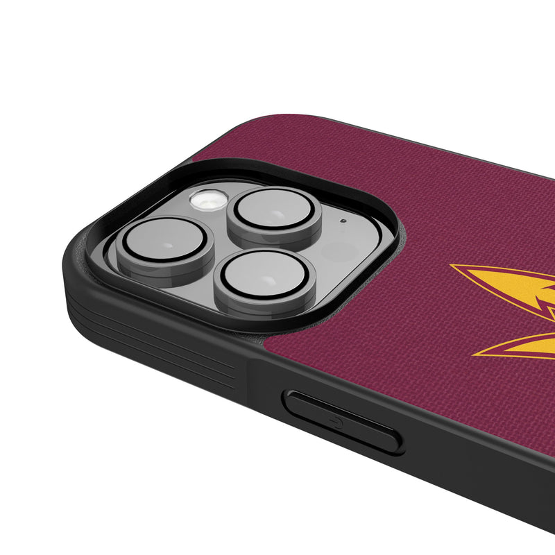 Arizona State University Sun Devils Solid iPhone Bump Phone Case for Apple iPhone Detail.Jpg
