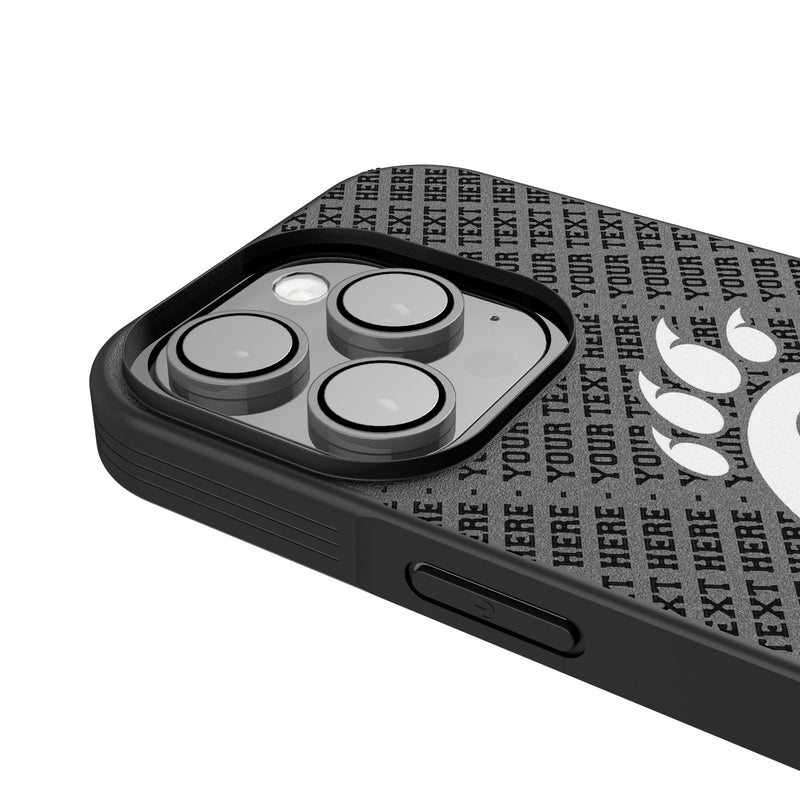 University of Cincinnati Bearcats Personalized EndZone Plus iPhone Bump Phone Case for Apple iPhone Detail.Jpg