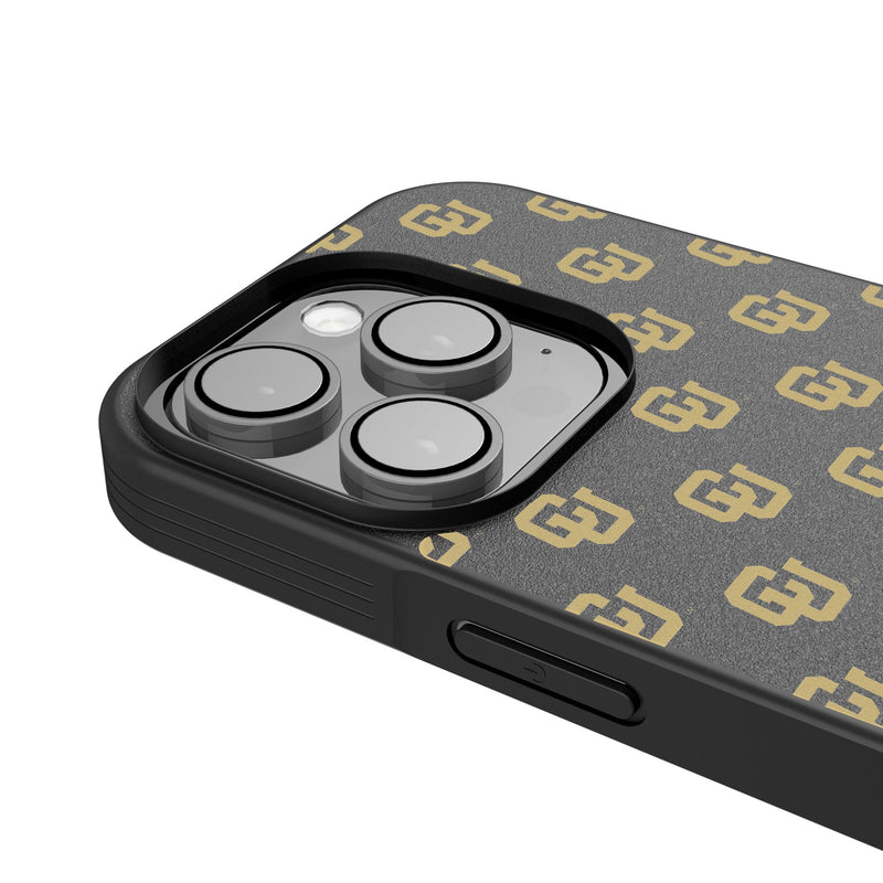 University of Colorado Buffaloes Fashion Pattern iPhone Bump Phone Case for Apple iPhone Detail.Jpg