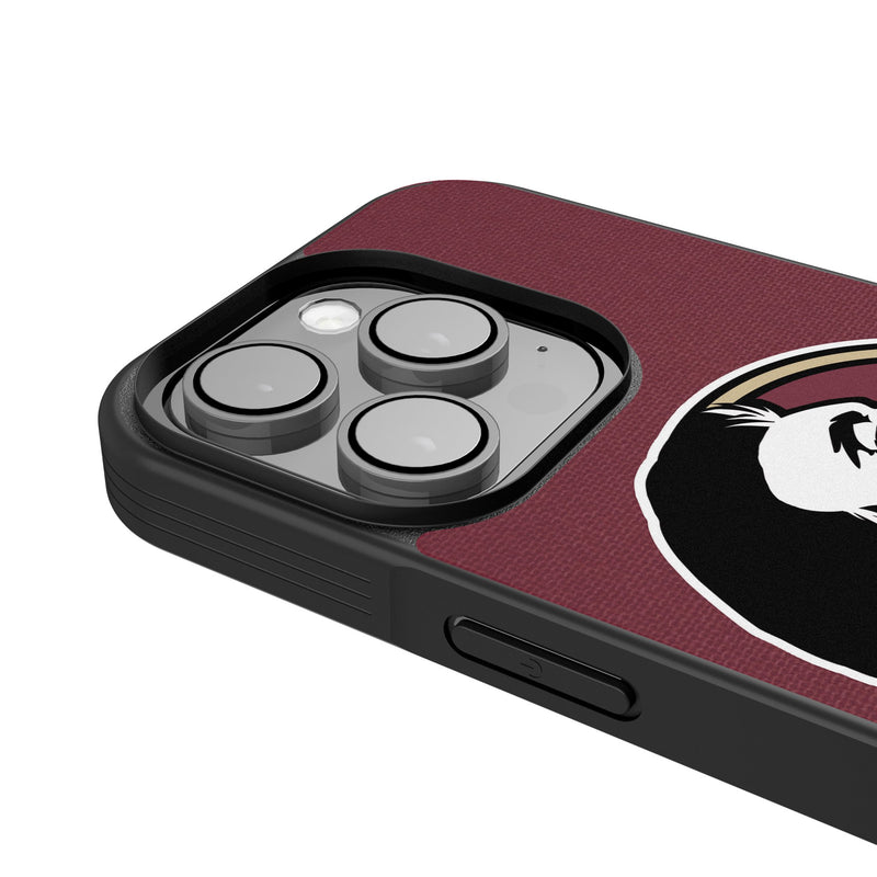 Florida State University Seminoles Personalized Stripe iPhone Bump Phone Case for Apple iPhone Detail.Jpg