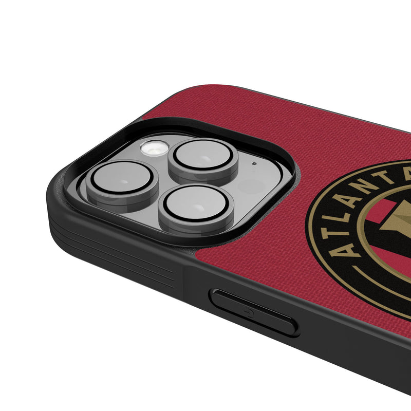 Atlanta United FC Personalized Stripe iPhone Bump Phone Case for Apple iPhone Detail.Jpg