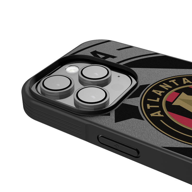 Atlanta United FC Personalized Tilt iPhone Bump Phone Case for Apple iPhone Detail.Jpg