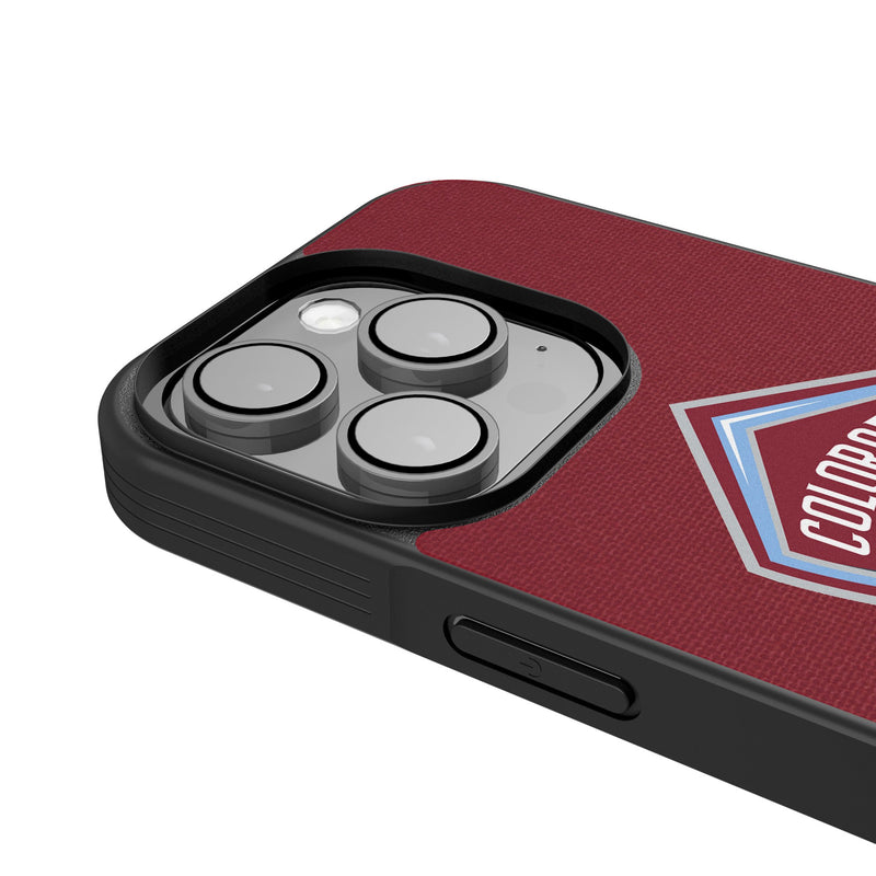 Colorado Rapids Personalized Stripe iPhone Bump Phone Case for Apple iPhone Detail.Jpg