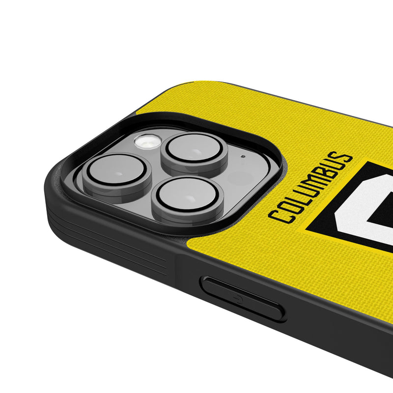 Columbus Crew Personalized Stripe iPhone Bump Phone Case for Apple iPhone Detail.Jpg