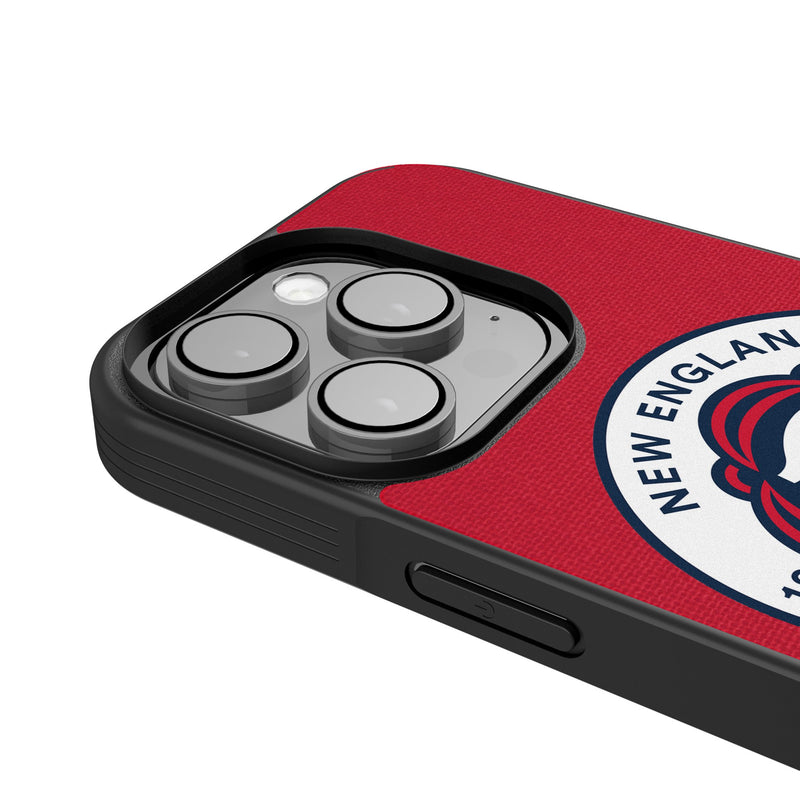 New England Revolution Personalized Stripe iPhone Bump Phone Case for Apple iPhone Detail.Jpg