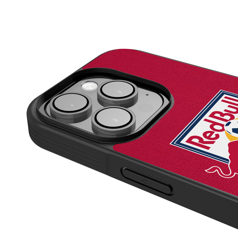 New York Red Bulls Personalized Stripe iPhone Bump Phone Case for Apple iPhone Detail.Jpg