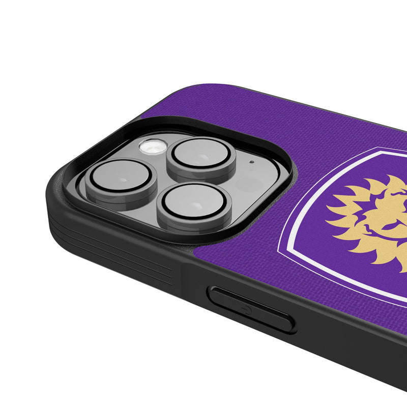 Orlando City Soccer Club Personalized Stripe iPhone Bump Phone Case for Apple iPhone Detail.Jpg