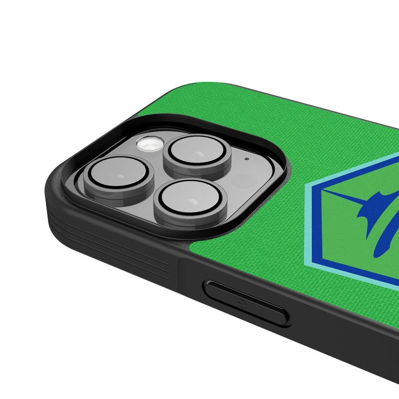 Seattle Sounders FC Personalized Stripe iPhone Bump Phone Case for Apple iPhone Detail.Jpg