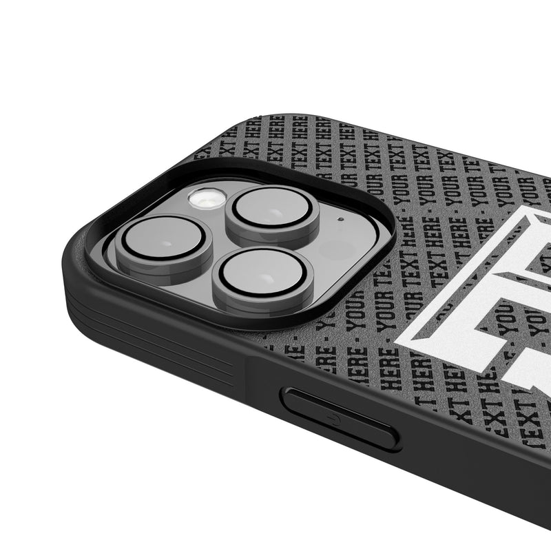 Texas A&M University Aggies Personalized EndZone Plus iPhone Bump Phone Case for Apple iPhone Detail.Jpg