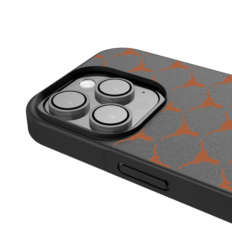 University of Texas Longhorns Fashion Pattern iPhone Bump Phone Case for Apple iPhone Detail.Jpg