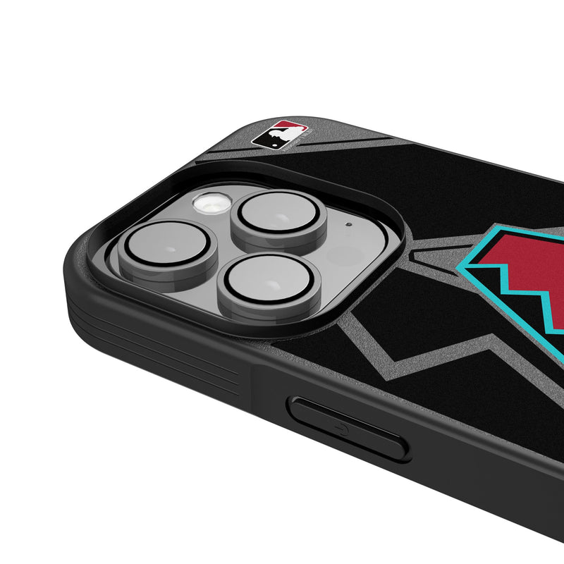 Arizona Diamondbacks Personalized Tilt iPhone Bump Phone Case for Apple iPhone Detail.Jpg