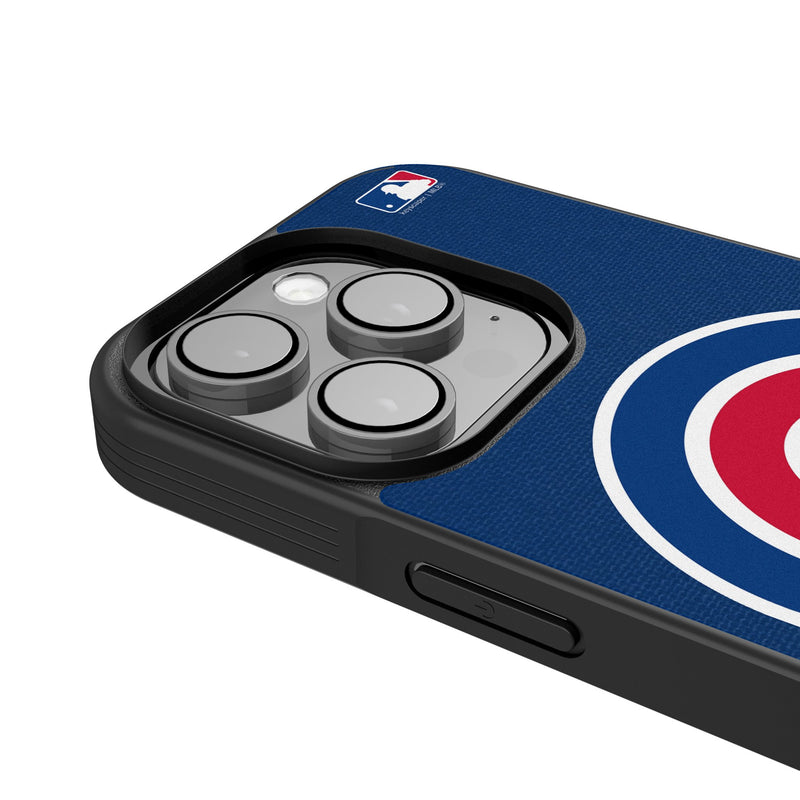Chicago Cubs Personalized Stripe iPhone Bump Phone Case for Apple iPhone Detail.Jpg