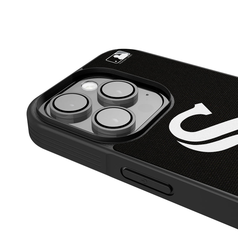 Chicago White Sox Personalized Stripe iPhone Bump Phone Case for Apple iPhone Detail.Jpg