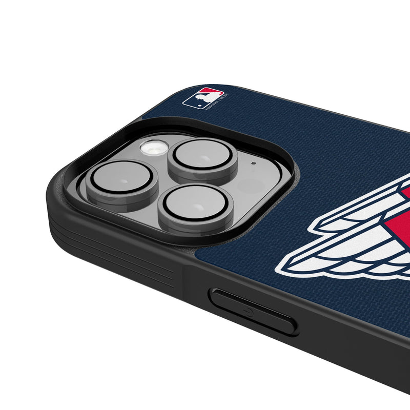 Cleveland Guardians Personalized Stripe iPhone Bump Phone Case for Apple iPhone Detail.Jpg