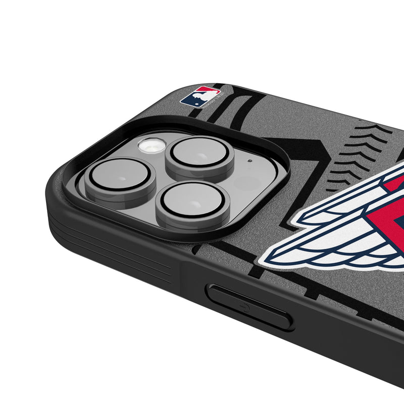 Cleveland Guardians Personalized Tilt iPhone Bump Phone Case for Apple iPhone Detail.Jpg