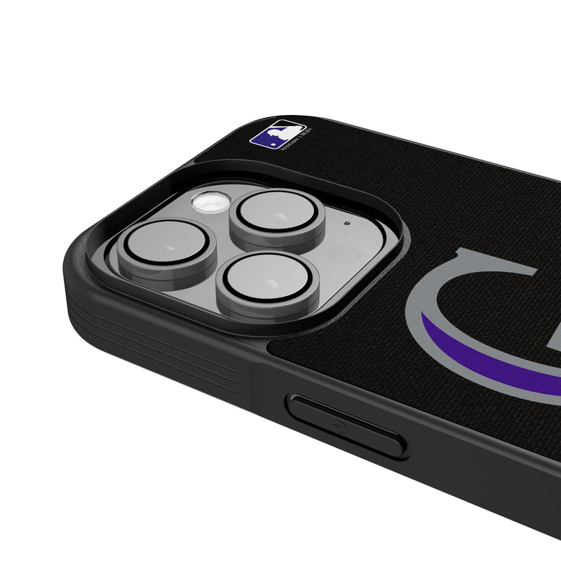 Colorado Rockies Personalized Stripe iPhone Bump Phone Case for Apple iPhone Detail.Jpg