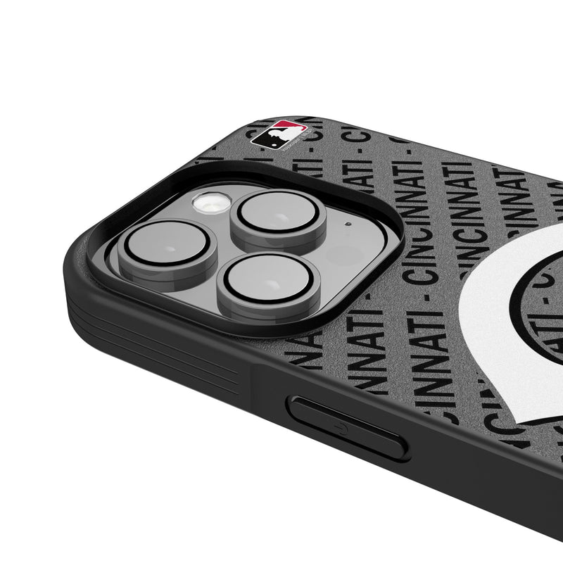 Cincinnati Reds Personalized Tilt iPhone Bump Phone Case for Apple iPhone Detail.Jpg