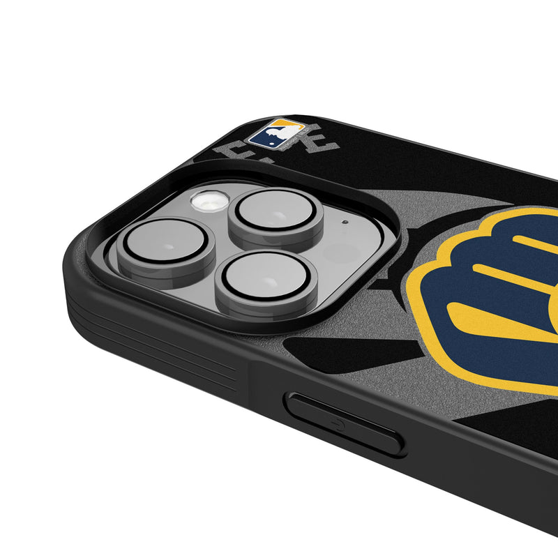 Milwaukee Brewers Personalized Tilt iPhone Bump Phone Case for Apple iPhone Detail.Jpg