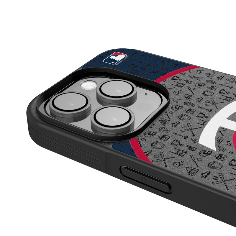 Minnesota Twins Personalized Circle iPhone Bump Phone Case for Apple iPhone Detail.Jpg