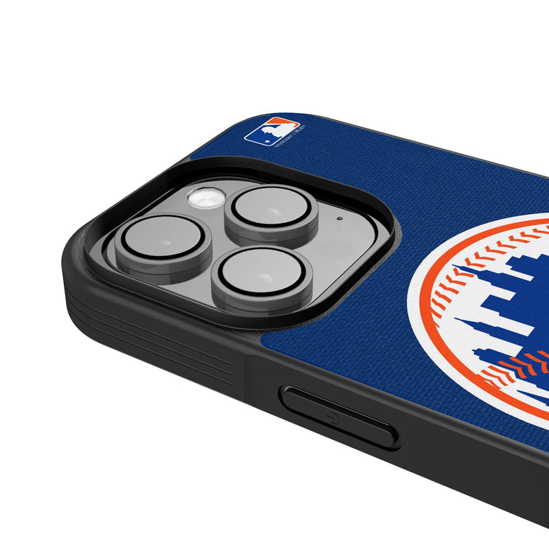 New York Mets Personalized Stripe iPhone Bump Phone Case for Apple iPhone Detail.Jpg