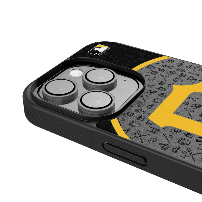 Pittsburgh Pirates Personalized Circle iPhone Bump Phone Case for Apple iPhone Detail.Jpg