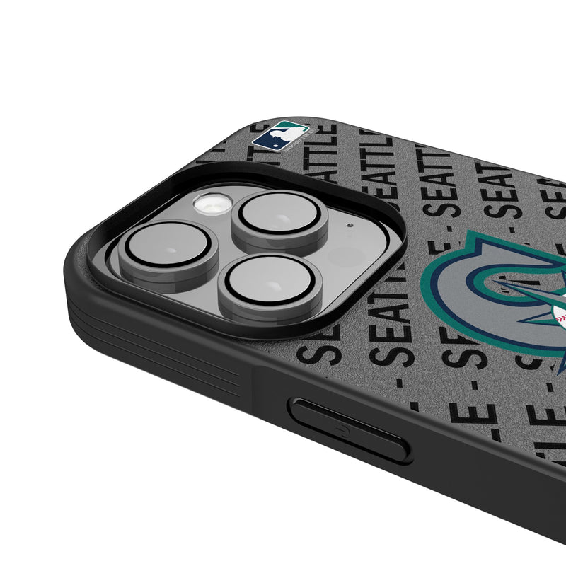 Seattle Mariners Personalized Tilt iPhone Bump Phone Case for Apple iPhone Detail.Jpg